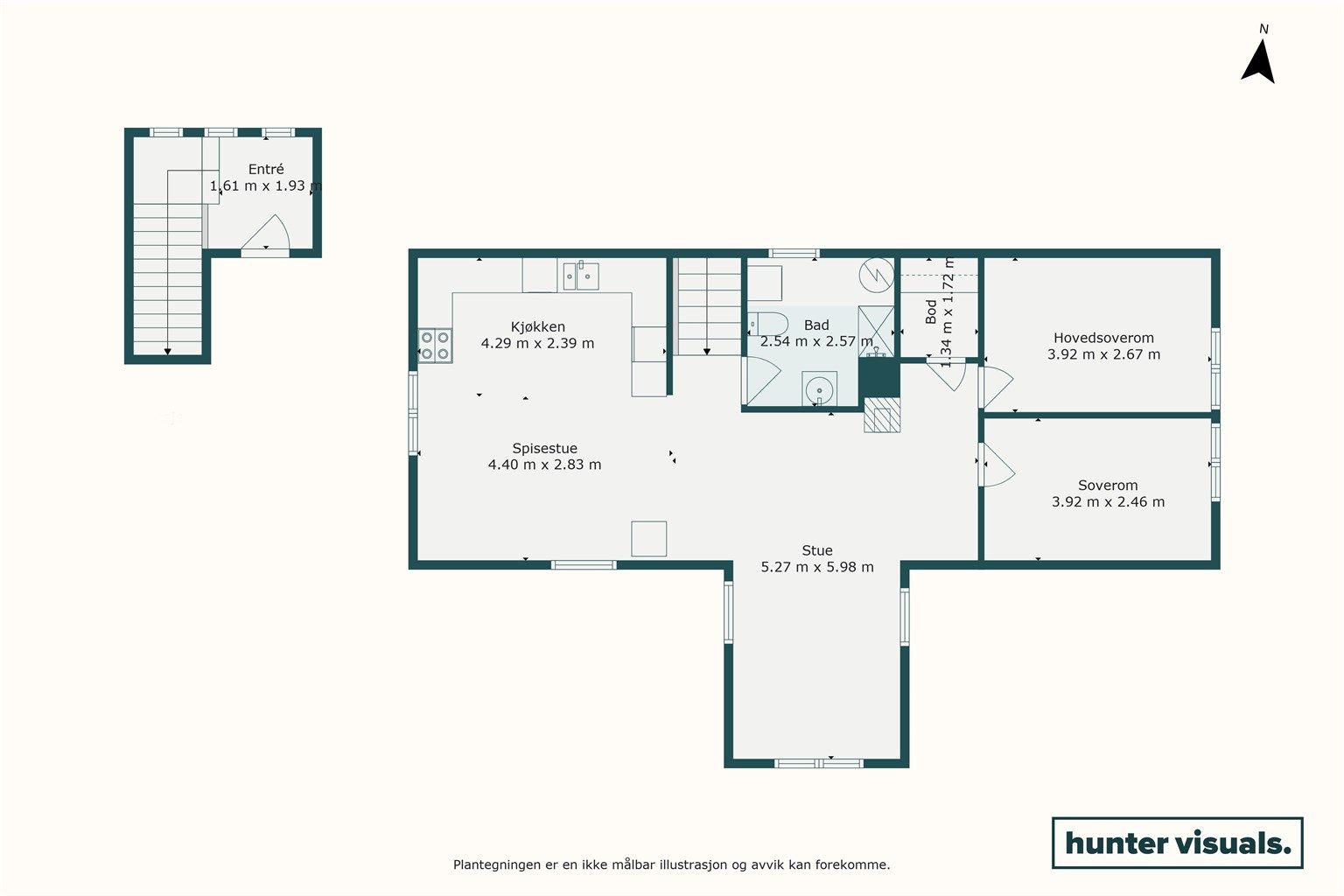Plantegning - Seksjon 3