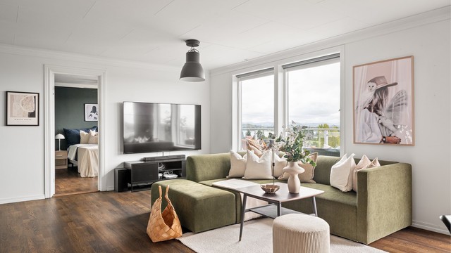 Store vindusflater slipper naturen inn i rommet!