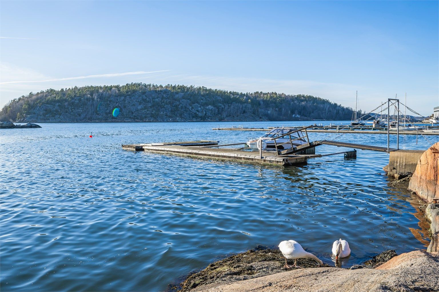 Medfølger 2 båtplasser.