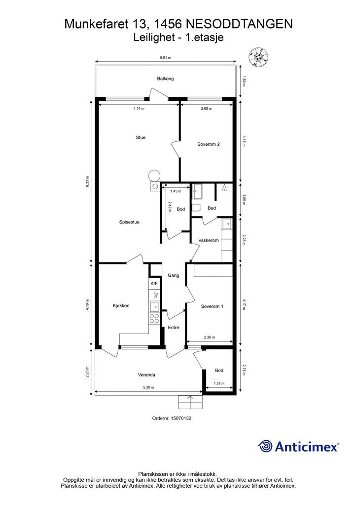 Plantegning 1. etasje