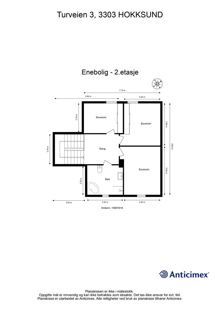 Plantegning 2. etasje