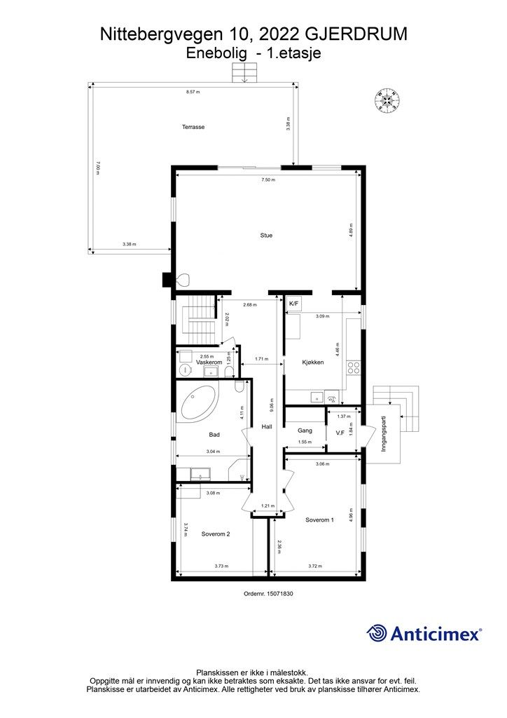 Plantegning - 1.etasje