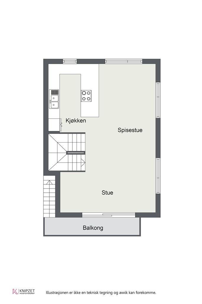 Plantegning: 3.etasje: Hovedetasje 