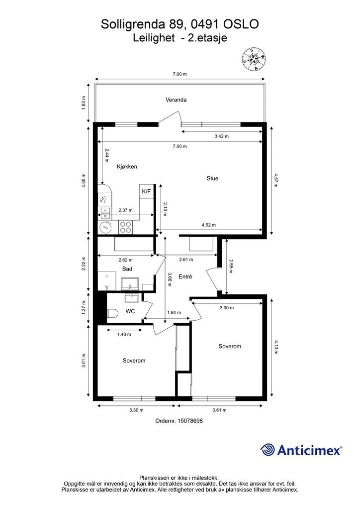 Plantegning 2. etasje