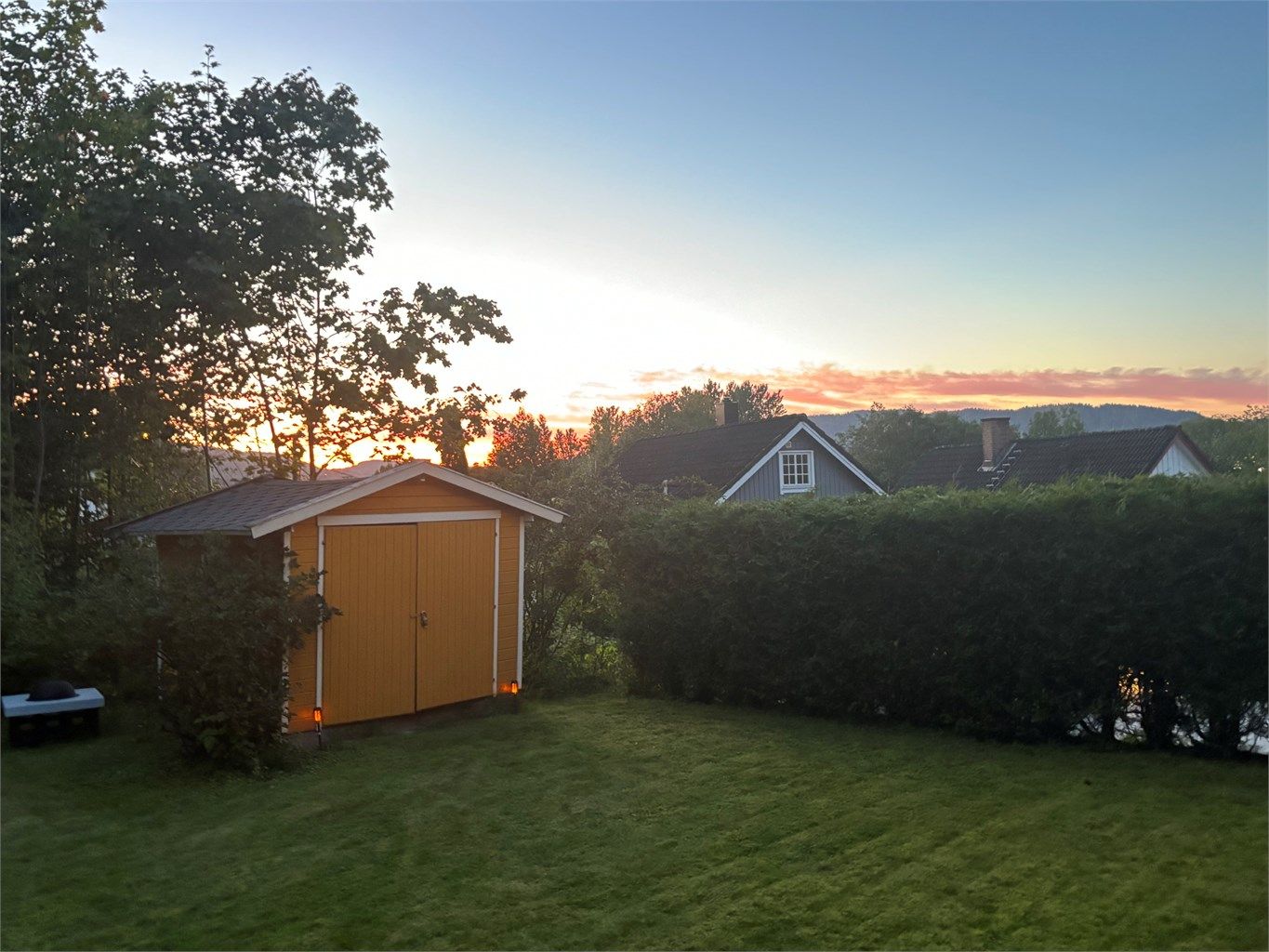 Selgers bilde av solnedgang