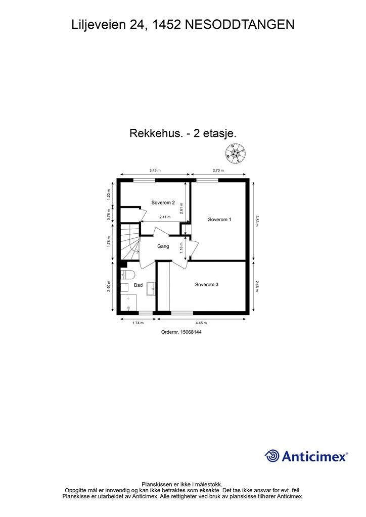 Plantegning 2. etasje