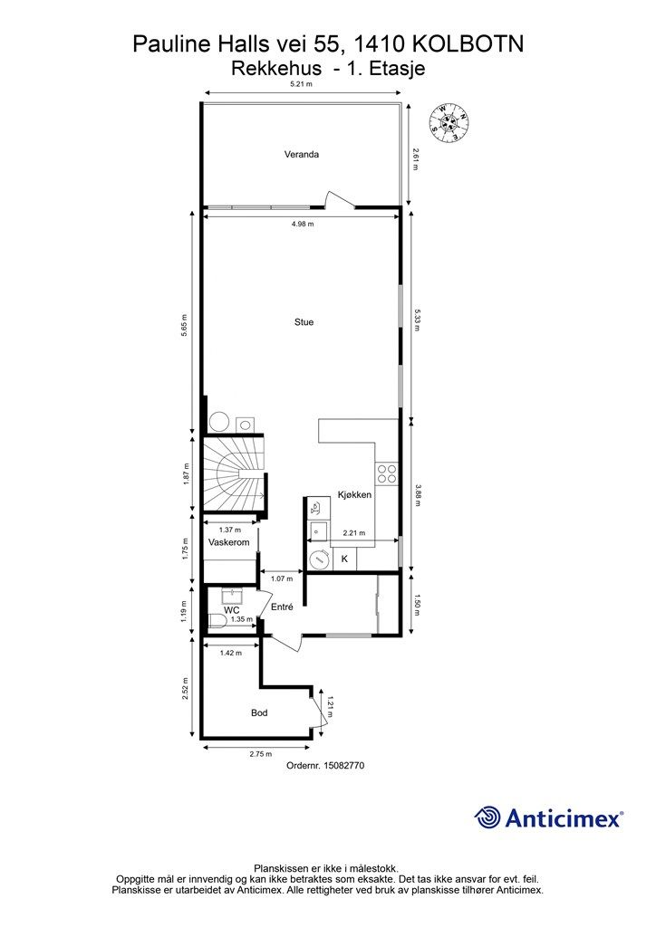 Plantegning - 1. etasje