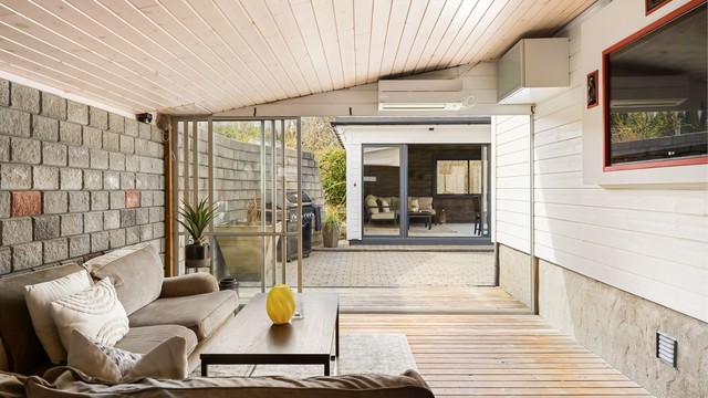 Her kan man nyte sommerkveldene selv etter at solen har gått ned..