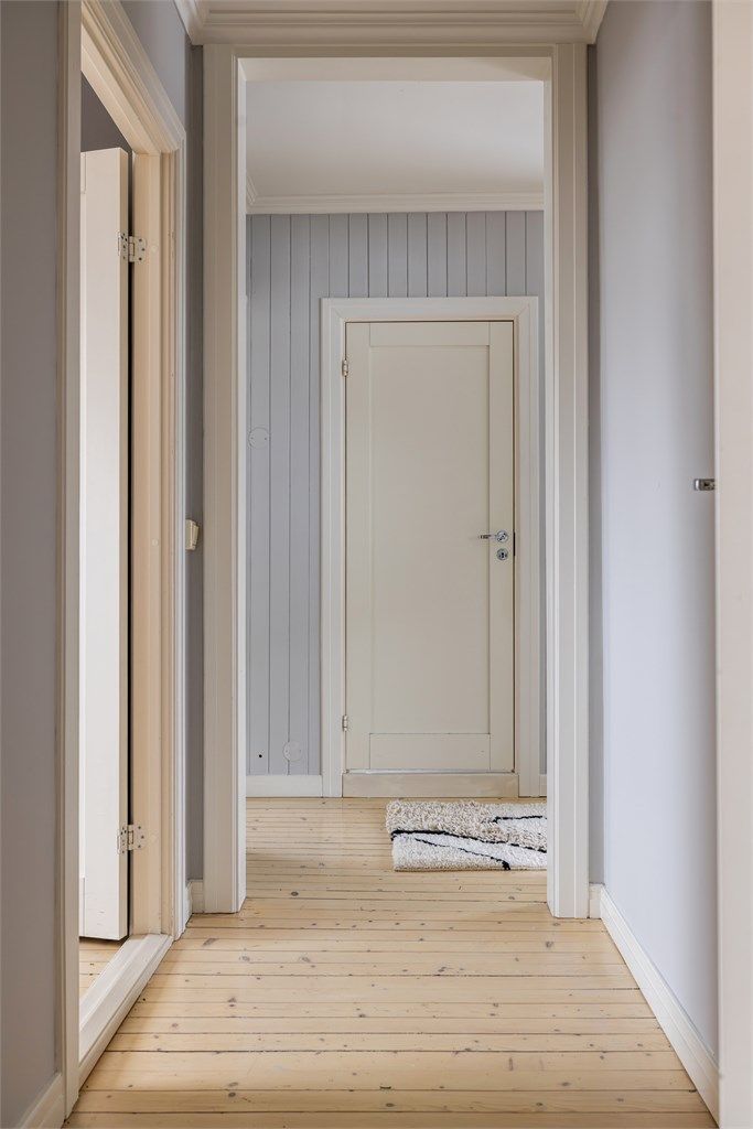 Inngang til badet fra gangen