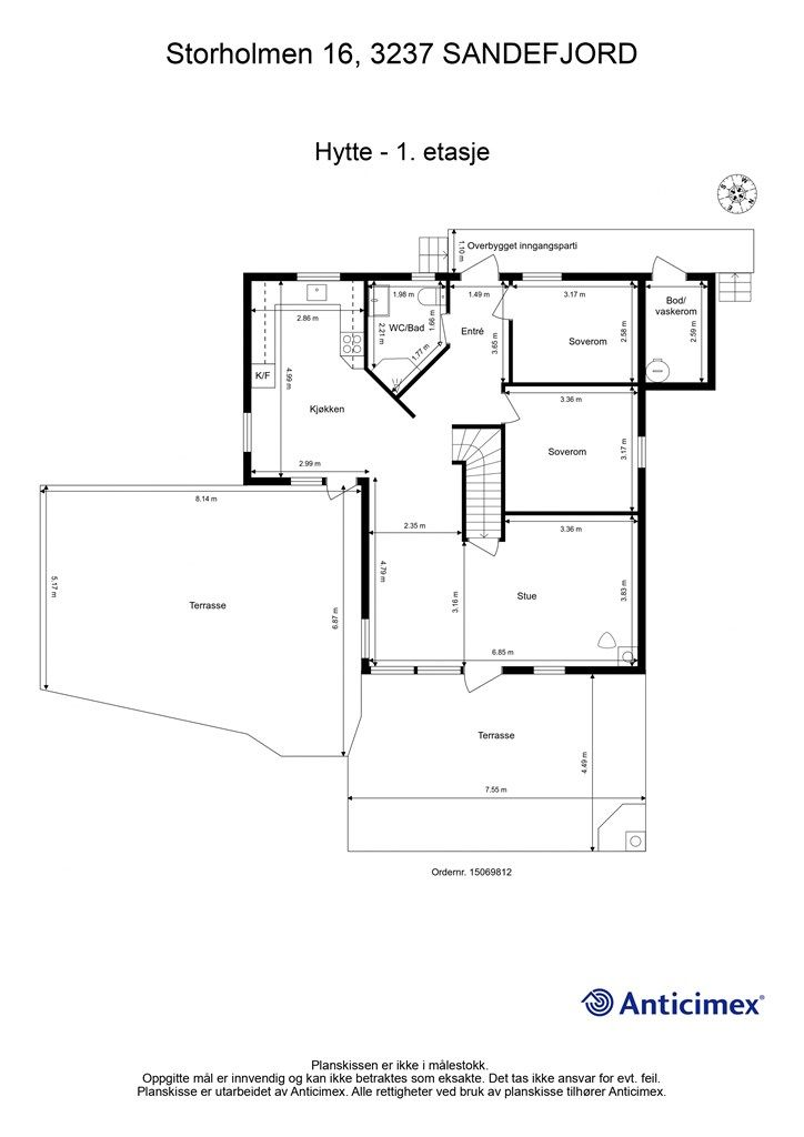 Plantegning - 1. etasje