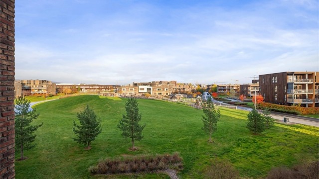 Utsikt fra soverommet - grønt og åpent