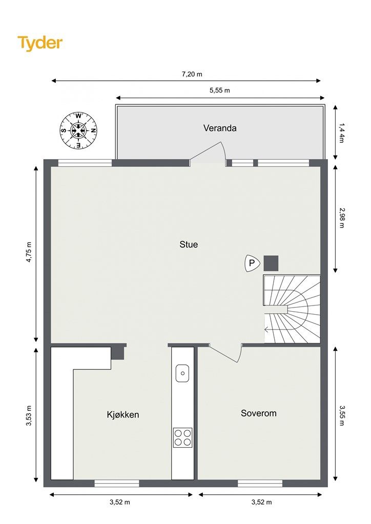 Plantegning 2. etasje