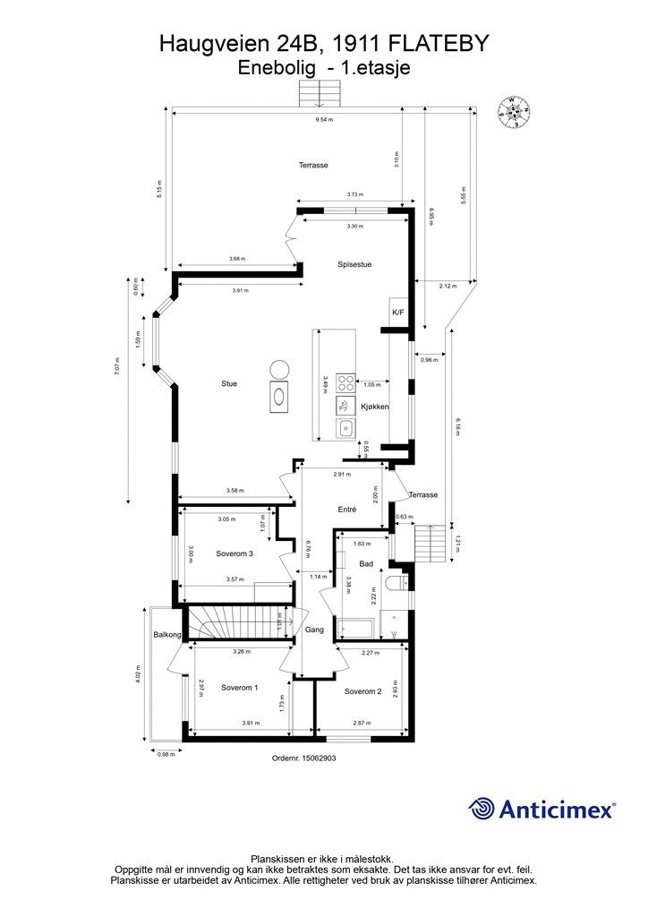 Plantegning - 1.etasje