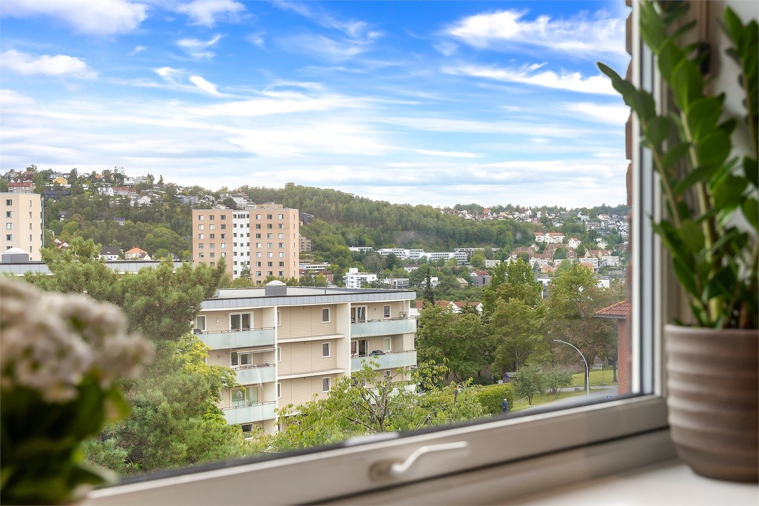 Utsikt fra stuevinduet