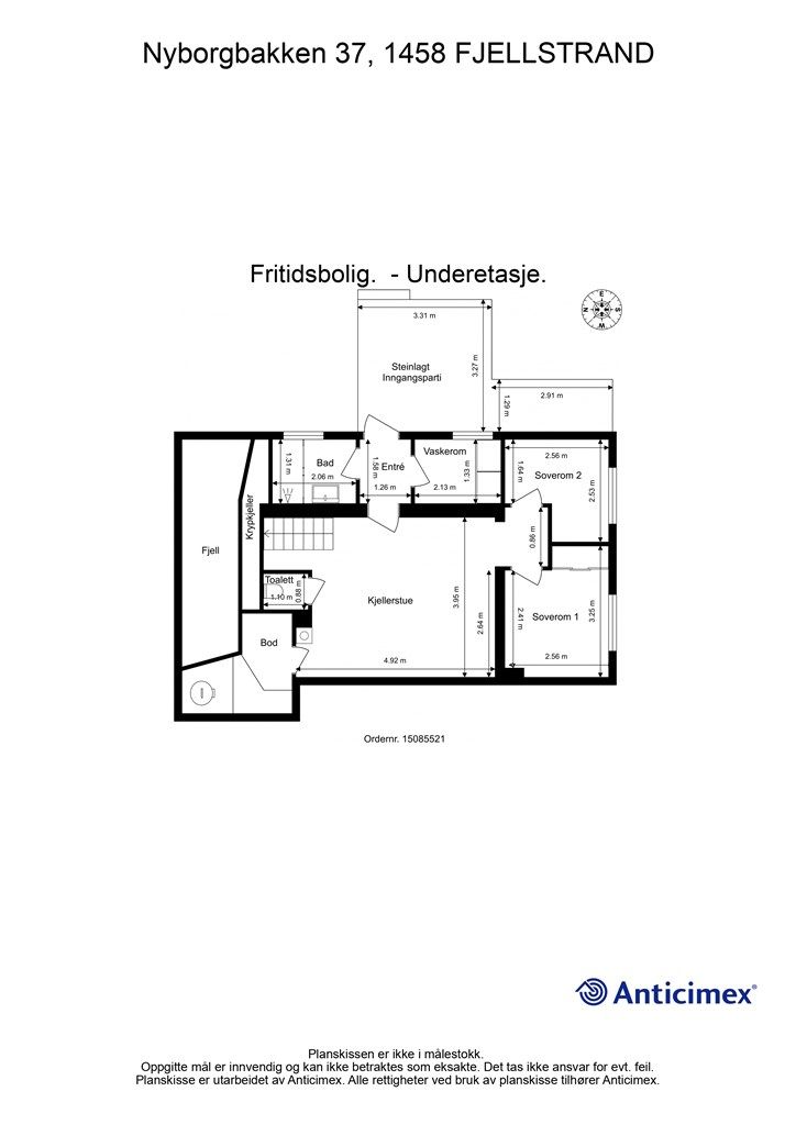 Plantegning underetasje
