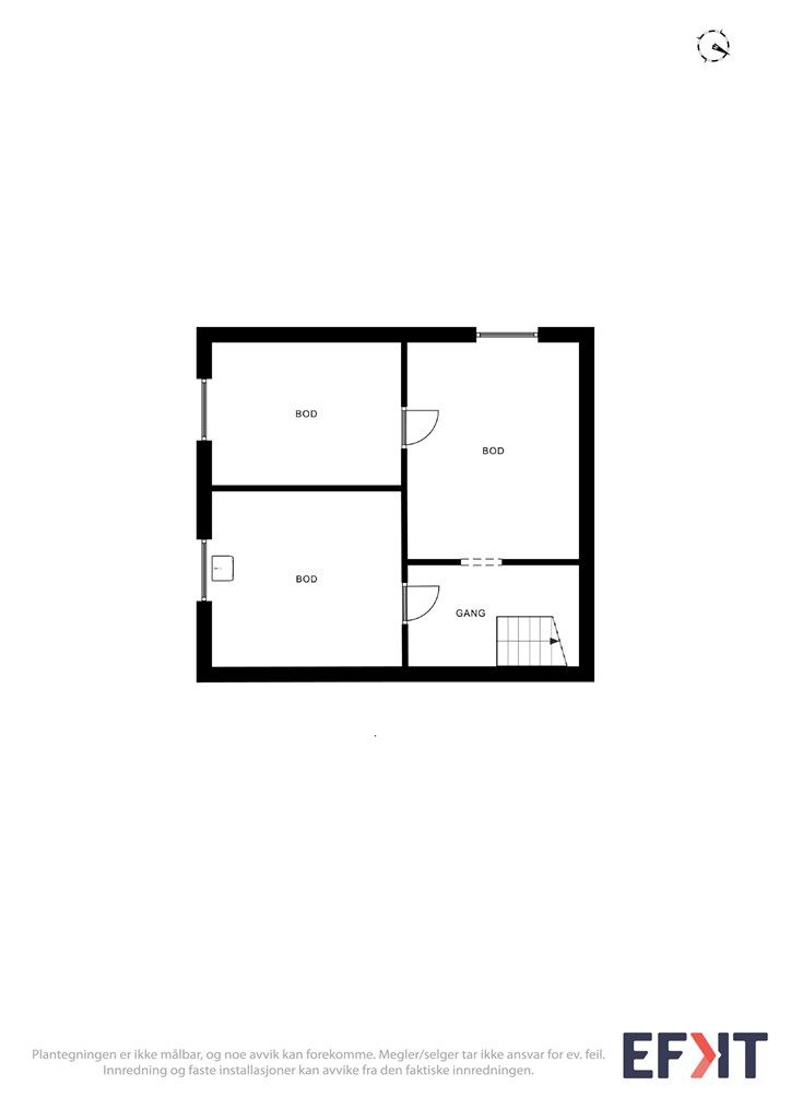 Plantegning - Kjeller eldste del