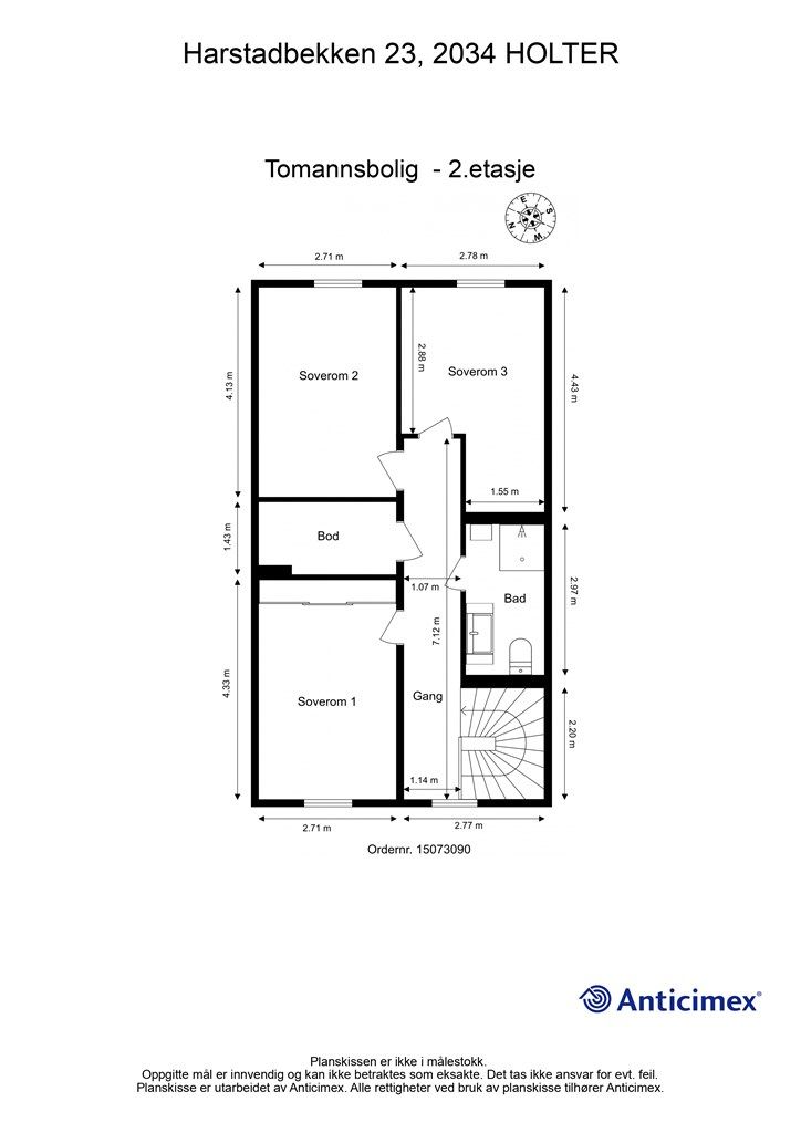 Plantegning 2.etasje
