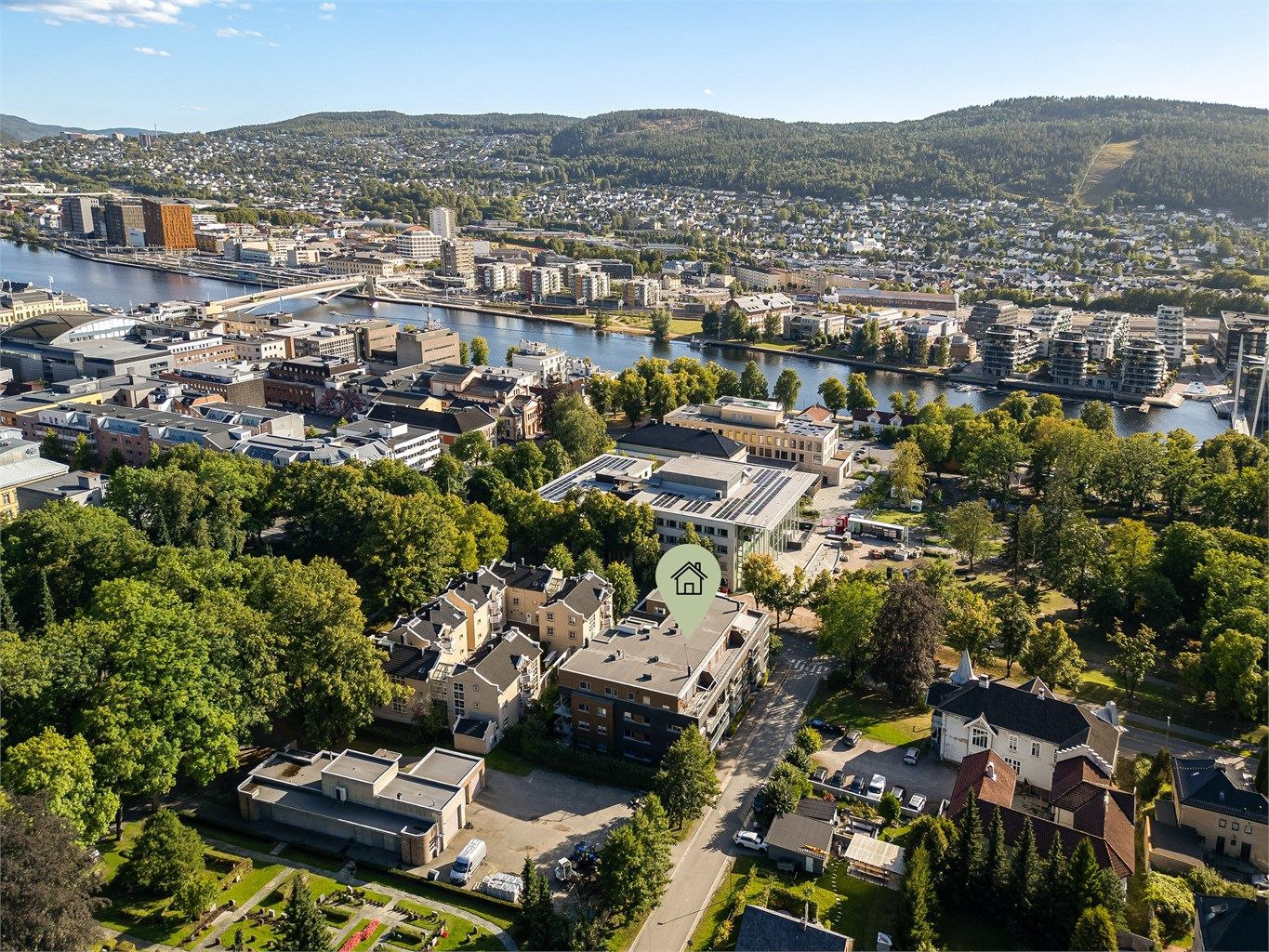 Det er et sentrumsnært og pendlervennlig område som har mye å tilby.
Foto: Stine Prøitz Jørgensen