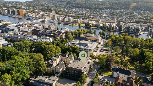 Det er et sentrumsnært og pendlervennlig område som har mye å tilby.
Foto: Stine Prøitz Jørgensen