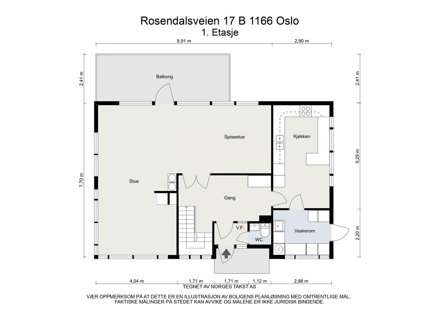 Plantegning 1. etasje