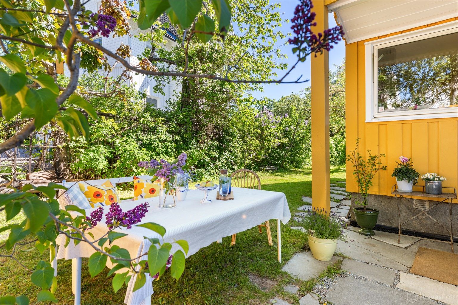 Flere hyggelig soner i hagen