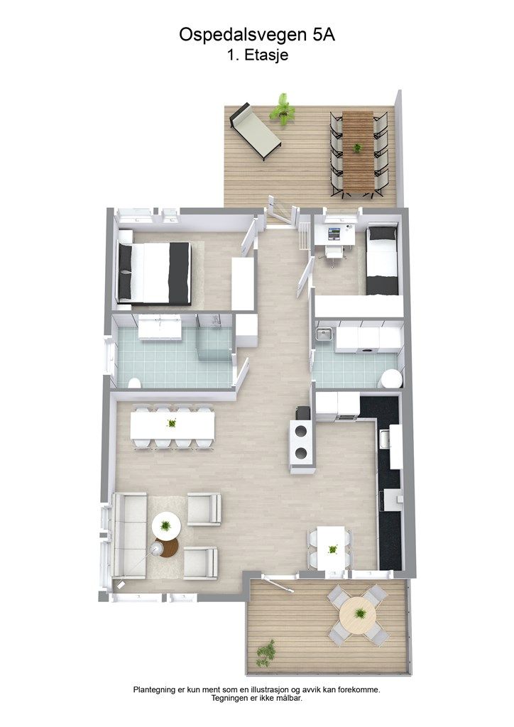 Ospedalsvegen 5A - 3D - 1