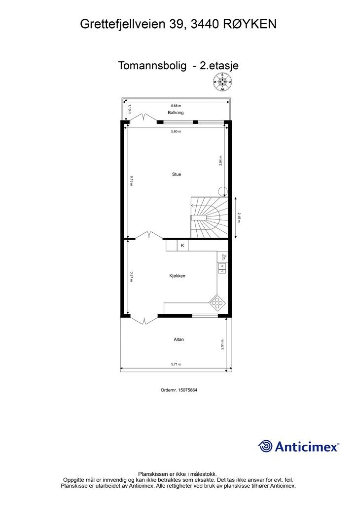 Plantegning - 2.etasje
