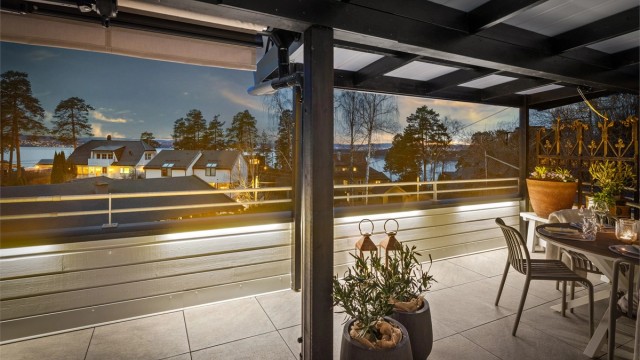 Nyt utsikten og kveldsstemningen.