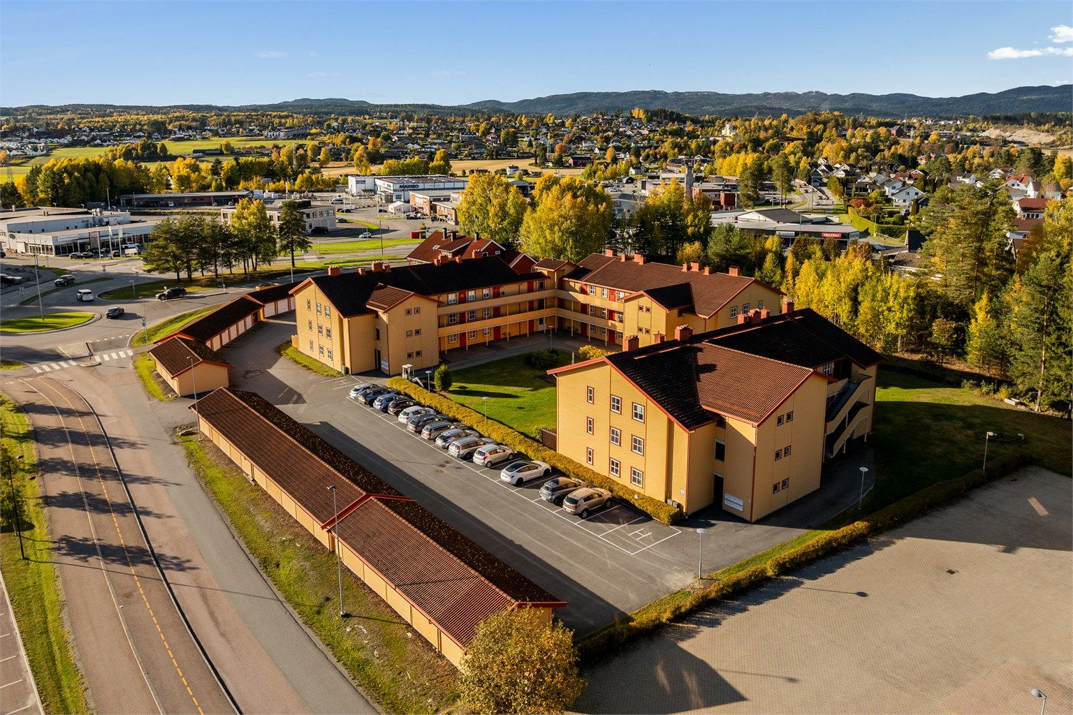 Kort vei å gå til sentrum med flere servicetilbud