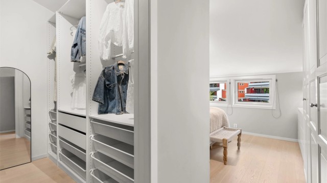 Eget praktisk walk-in-closet