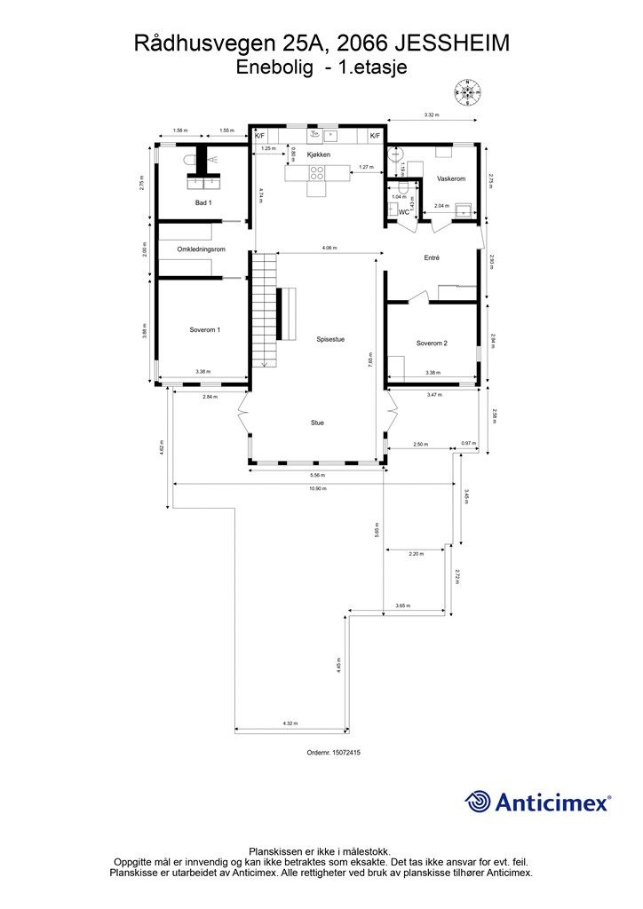 Plantegning 1.etasje