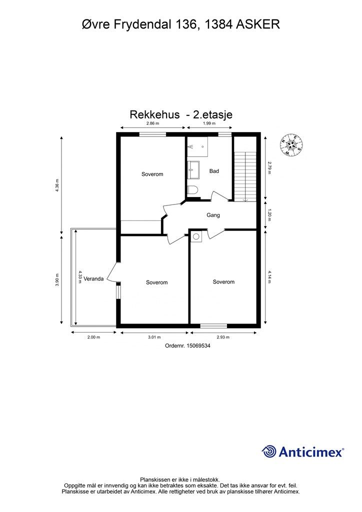 Plantegning - 2.etasje