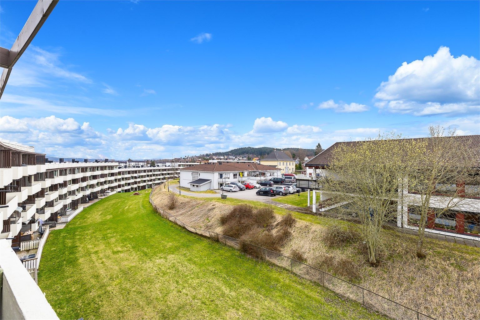 Utsikt fra balkongen