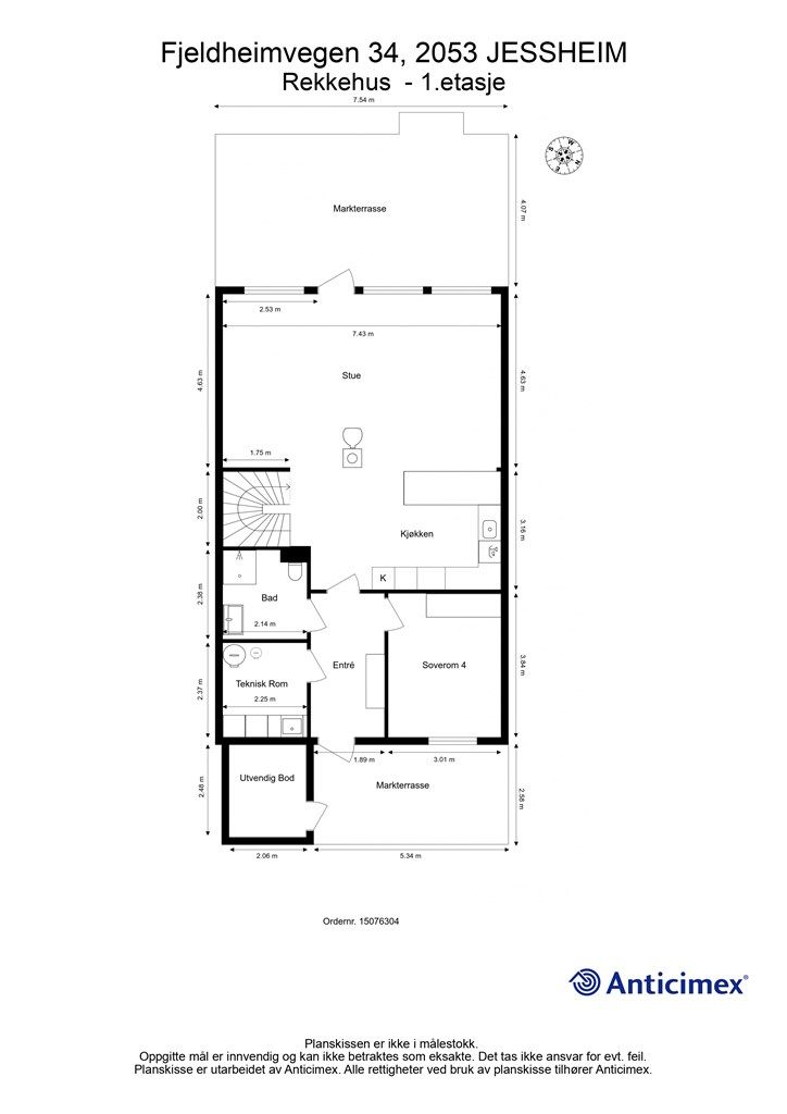 Plantegning- 1.etasje