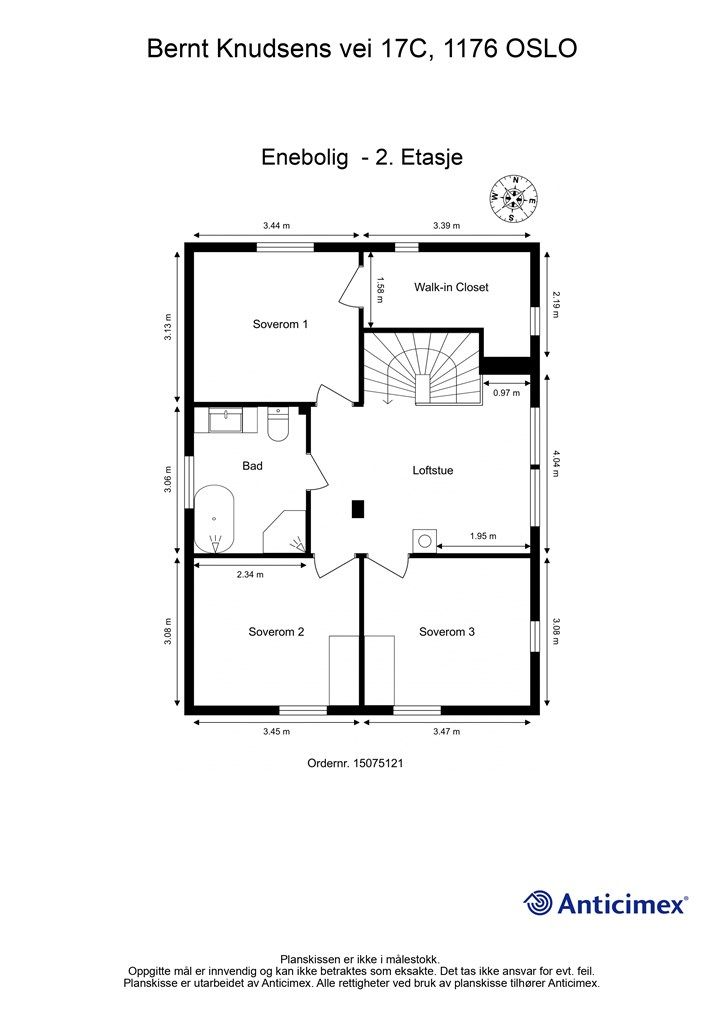 Plantegning 2. etasje