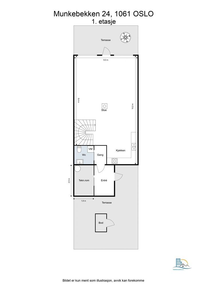 Plantegning - 1. etasje
