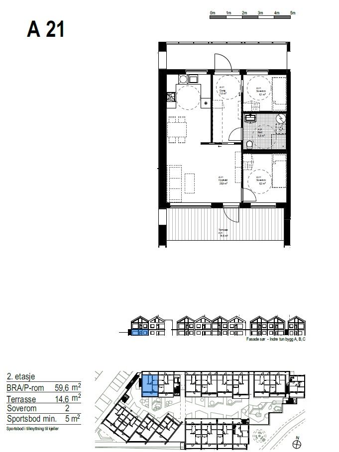 - Velkommen til Hovdegrend og leilighet A 21 - 