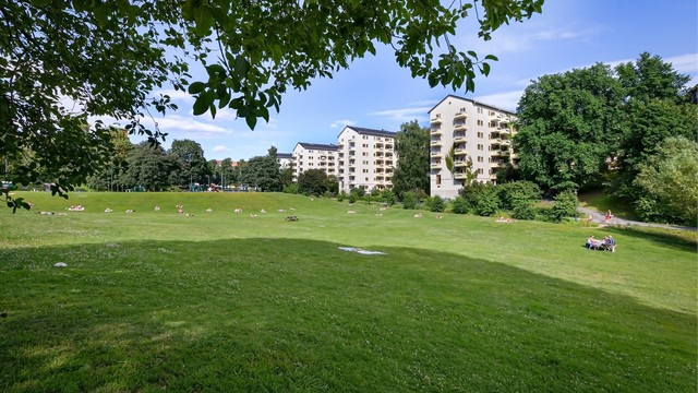 Her har du Iladalen park som nærmeste nabo