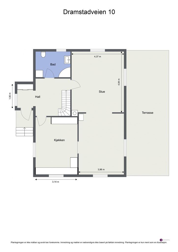 Plantegning 1. etasje