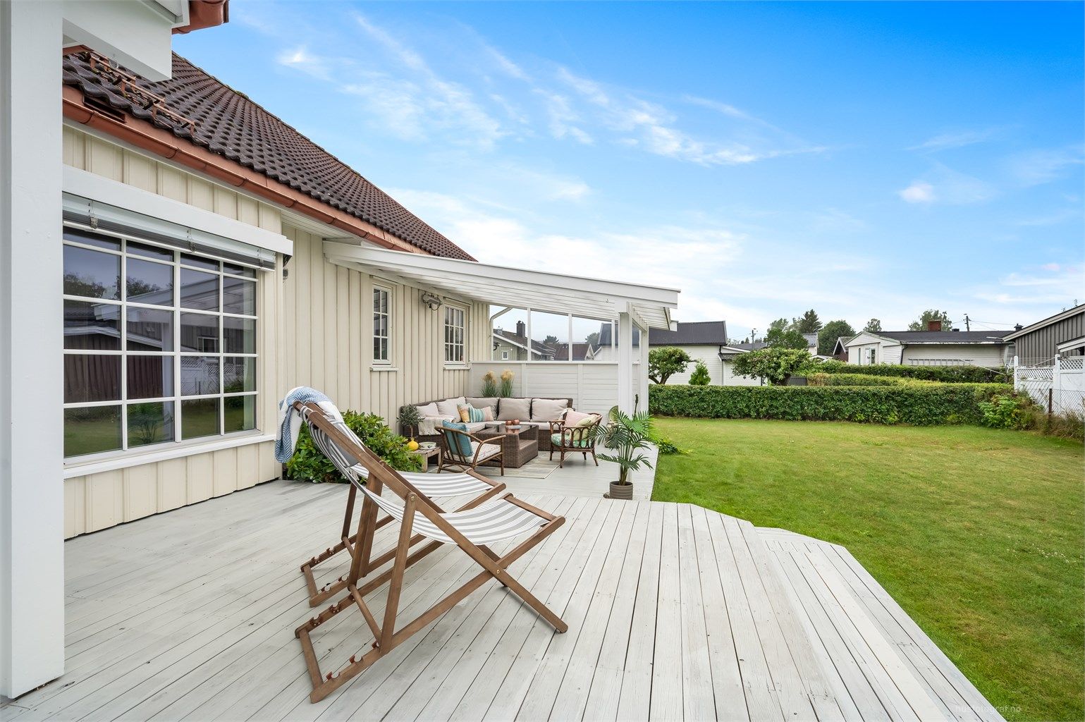 Meget attraktivt boligområde med kort vei til flotte friarealer langs elva