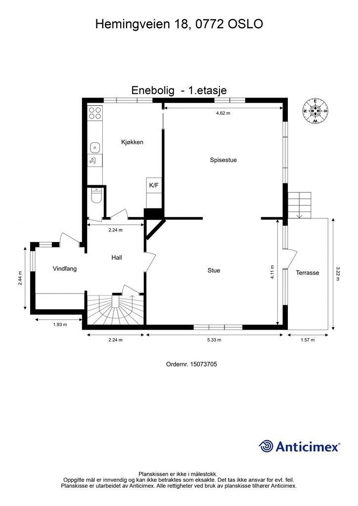 Plantegning 1.etasje