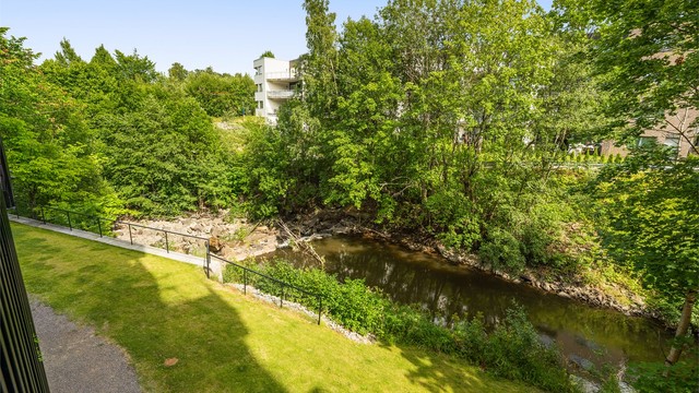 Utsikt mot Sagelva, som ligger like ved eiendommen.