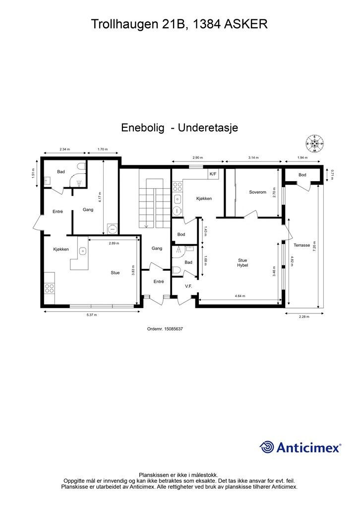 Plantegning-Underetasje