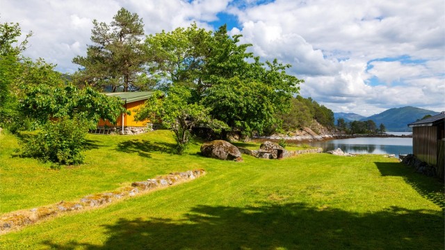 Hage og plenareal syd på tomten