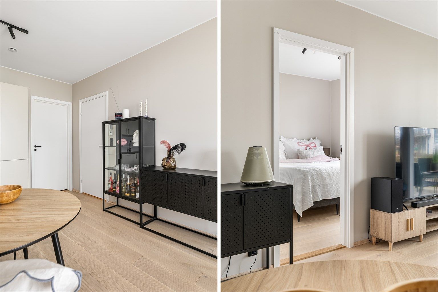 Soverommet er tilgjengelig rett fra stuen.