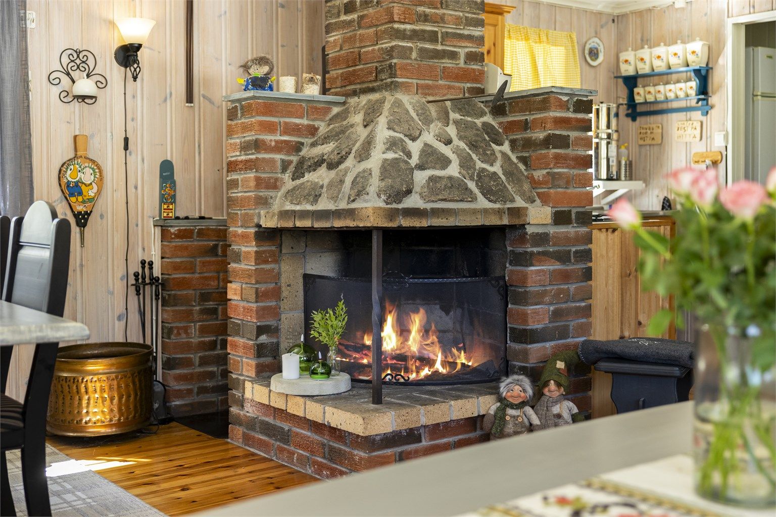 Peisen er et sentralt element for både varme og hygge.