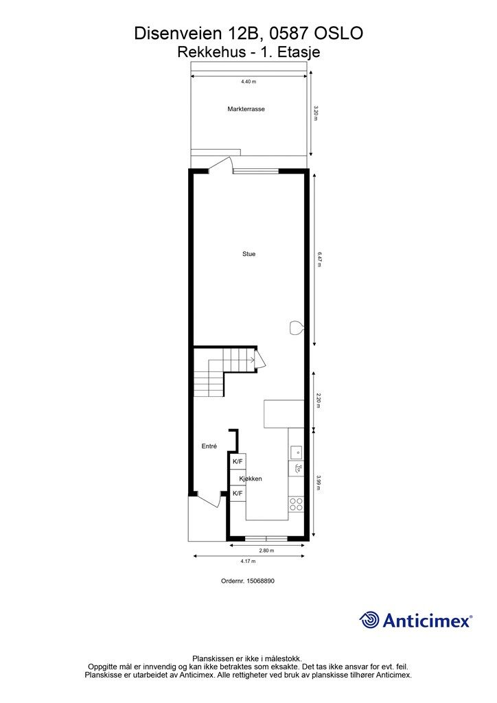 Plantegning 1. Etasje