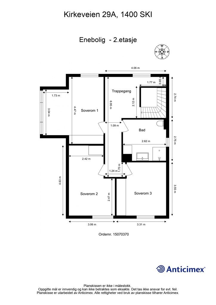 Plantegning 2. etasje