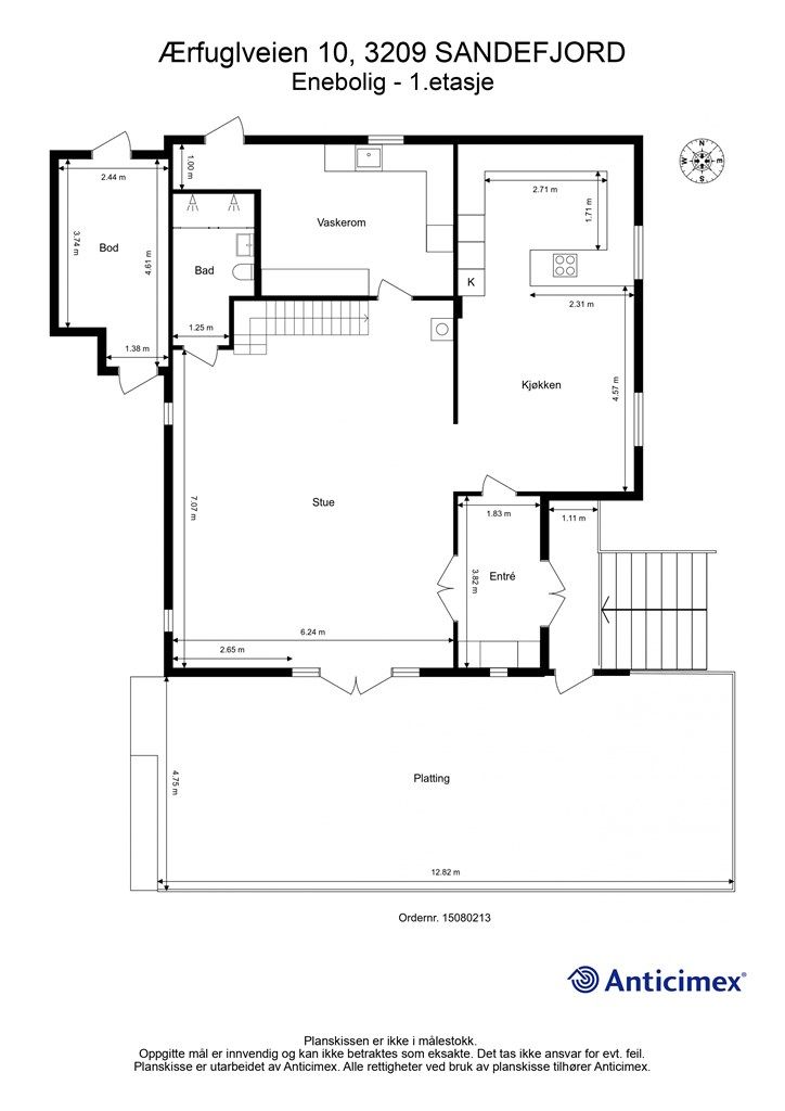 Plantegning 1.etasje