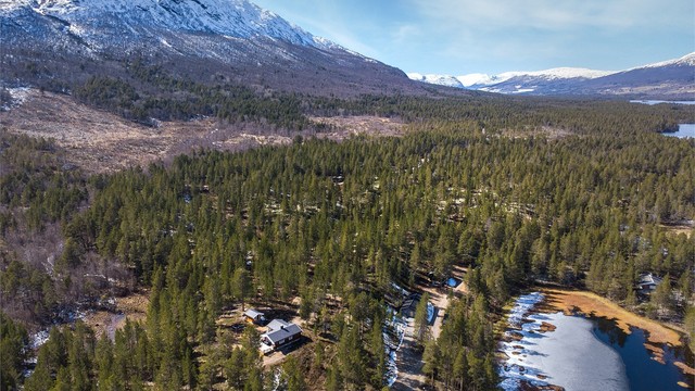 Området er et eldorado for friluftsliv, med turmuligheter rett utenfor døren.